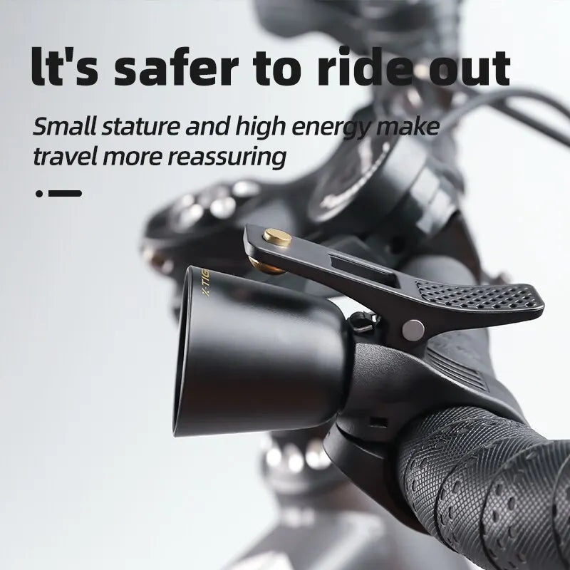 X-TIGER Bicycle Bell Ring Classical Stainless Handlebar Bell Safety Warning Bicycle Horn Crisp Sound Cycling Accessories Oasis Select