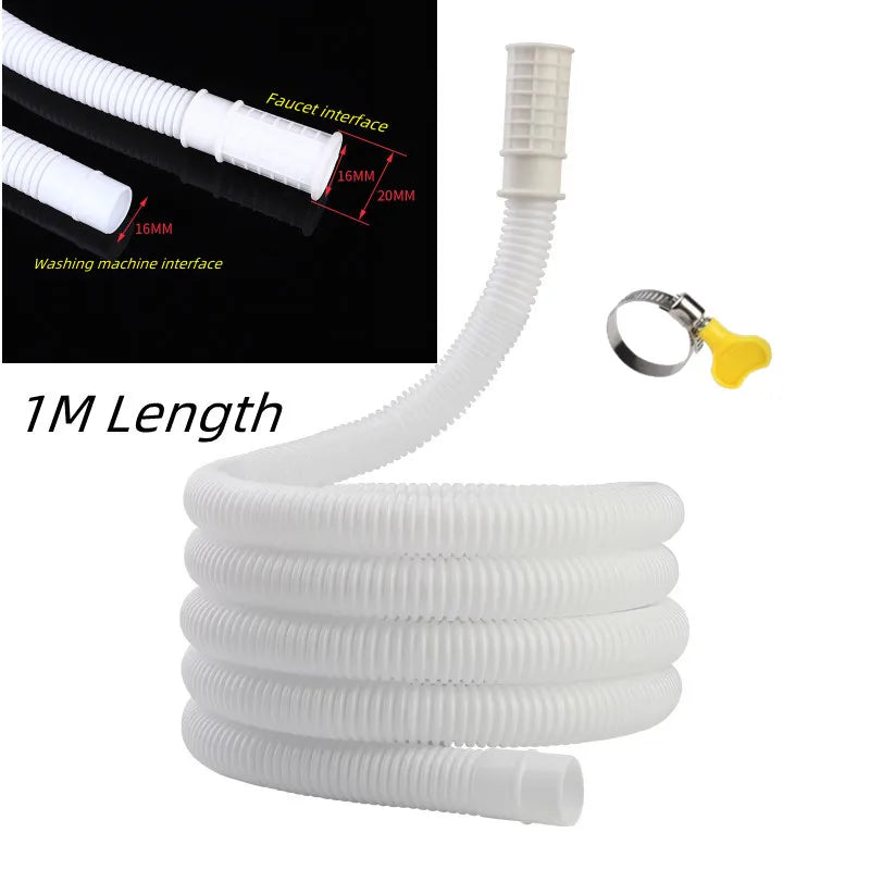 1-4M Washing Machine Draining Hose Plastic Tube Pipe Extension Drainpipe for Air Conditioner Kitchen Faucet Accessories Oasis Select 1M