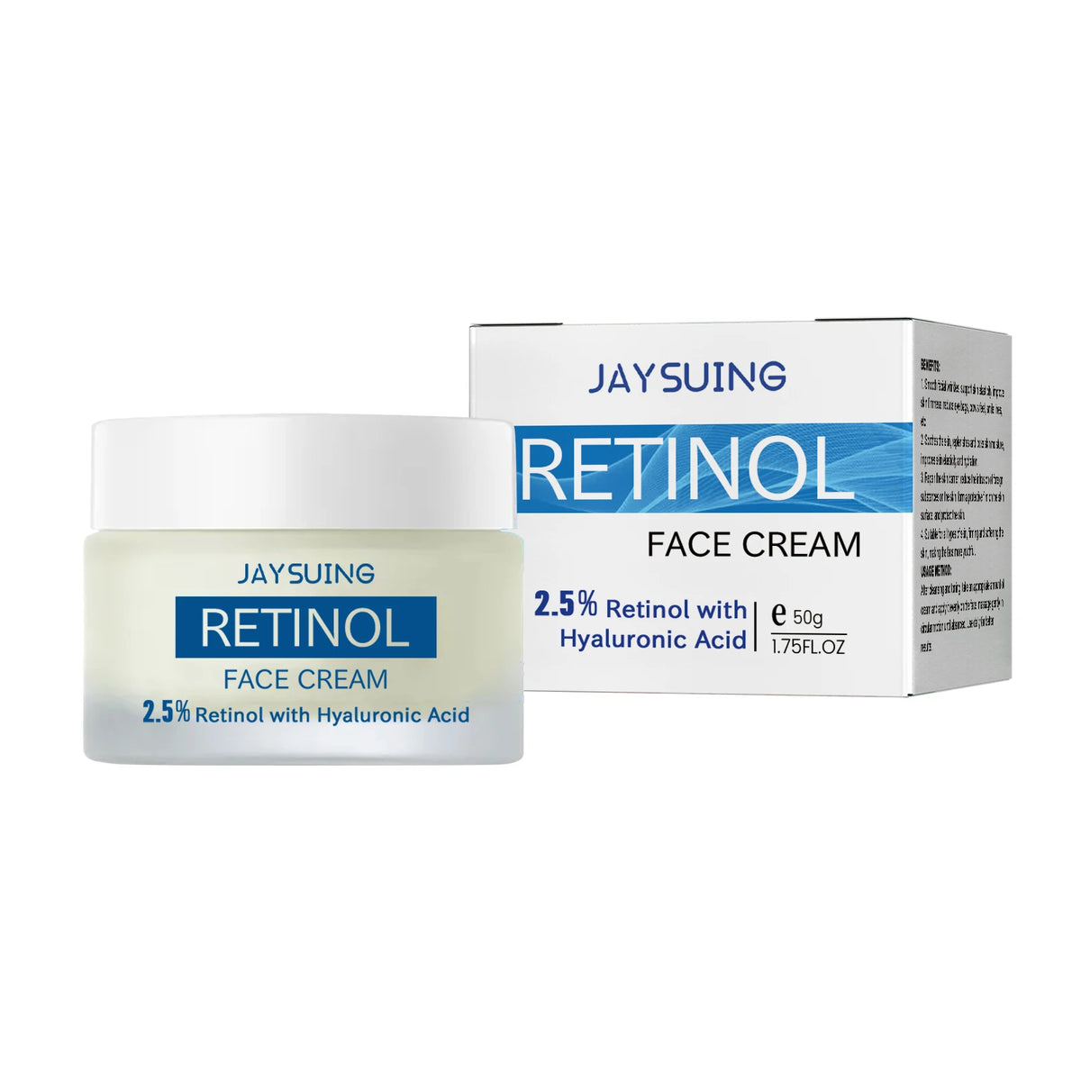 Jaysuing Retinol Firming Face Cream | Anti-Aging Moisturizer 50g Retinol Face Cream Oasis Select 50g