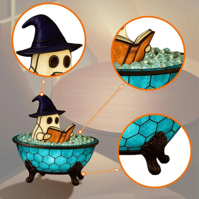 Ghost Bubble Bath Lamp Cute Halloween Decorations Oasis Select