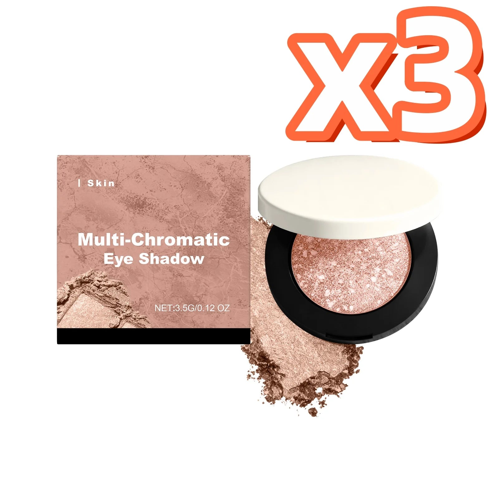 Shining Eye Shadow Palette Matte Shimmer Professional Color Blendable Natural Daily Makeup Charm Fashion Eyeshadow Makeup Powder Oasis Select Natural Skin X 3