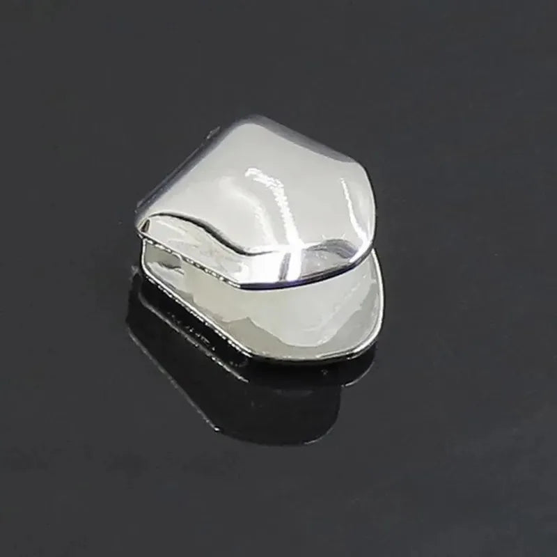 1/5pcs 3 Colors Custom Fit Gold Plated HipHop Single Tooth Grillz Cap Top Bottom Dental Grill Teeth Caps Halloween Cosplay Oasis Select