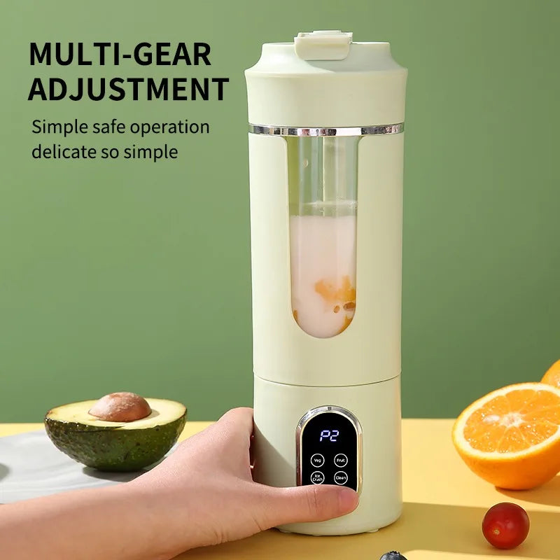 URGGU 530ml Portable USB Rechargeable Mini Juicer – 12 Blades