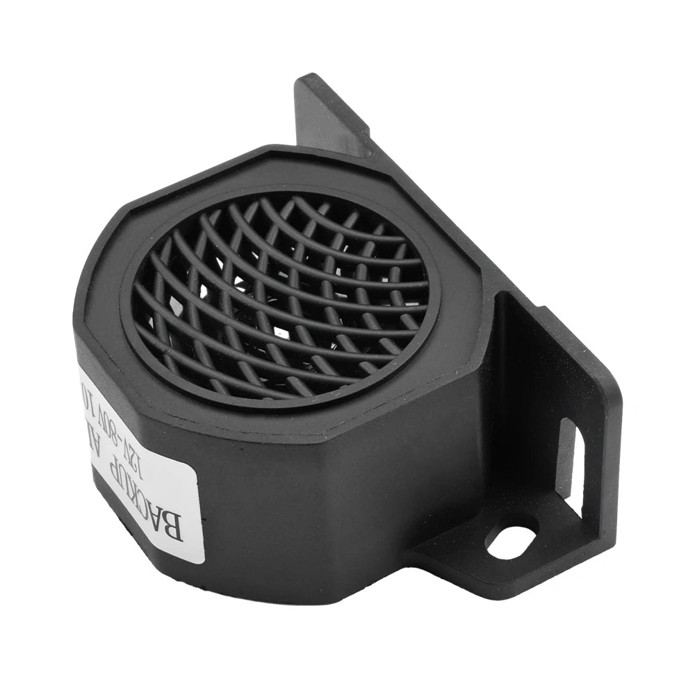 105dB Decibel Backup Siren Beeper Buzzer Sound Warning Alarm 12V 24V-80V Car Truck Vehicle Horn For Vehicle Reversing Reminders Oasis Select