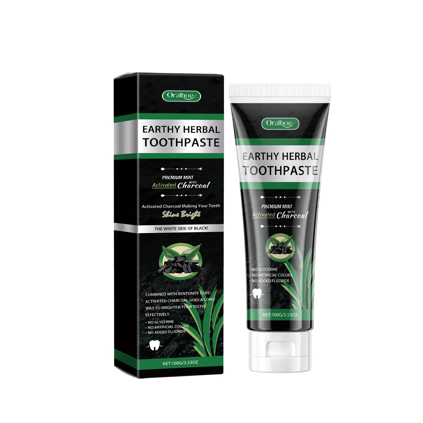 Daily Gentle Mint Toothpaste For Teeth Stain Removal & Yellowing Care - Freshen Oral Hygiene, Strengthen Gum Health Oasis Select 100g boxed