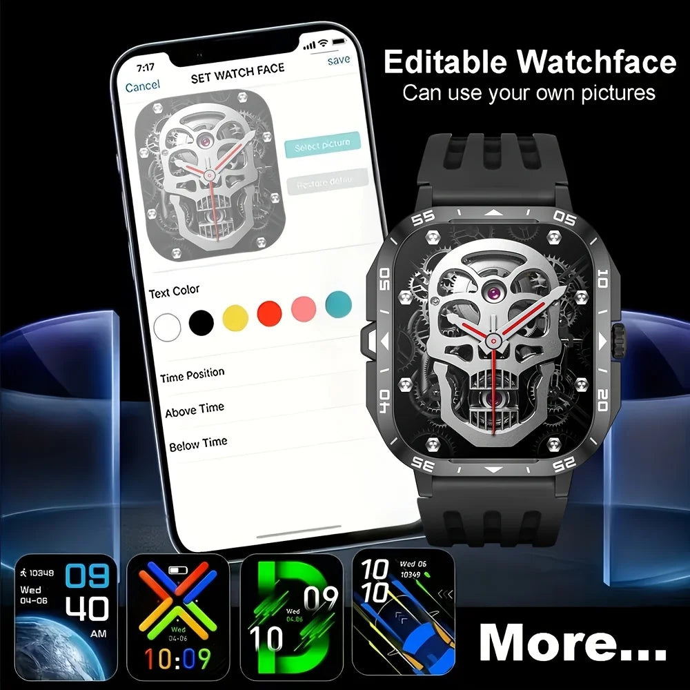 ERUN Smart Watch – Sports, Call & Music Control | 1.8" Display