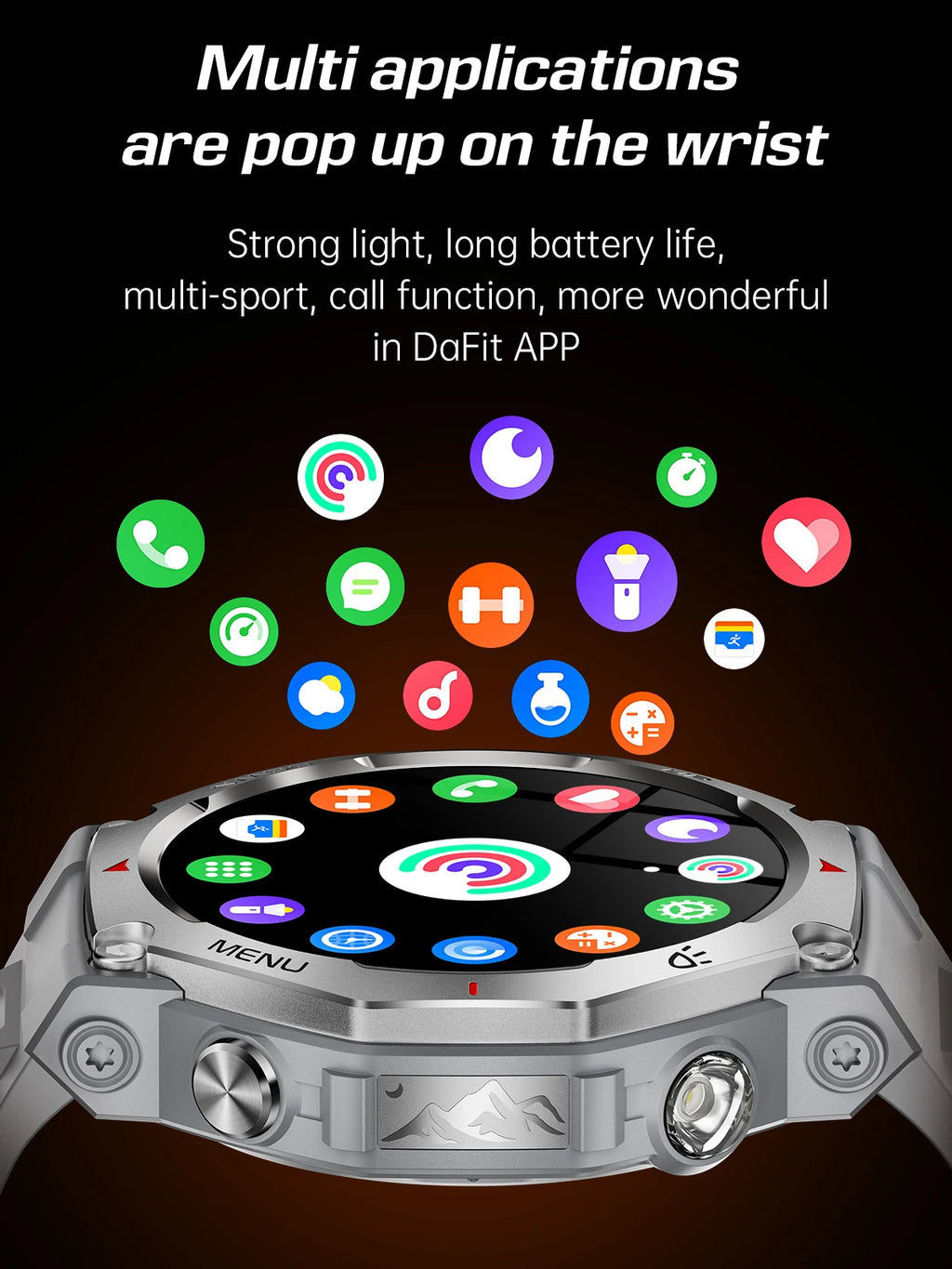 MINGCC Smartwatch – Wireless Calls, Fitness & Health Tracker