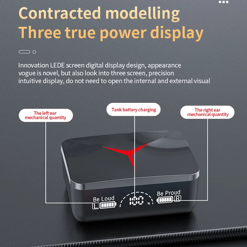 Original TWS M90 Wireless Headphones Gaming Earphone Bluetooth 5.3 Sport Earbuds with Mic Wireless Headset For iPhone Xiaomi Oasis Select
