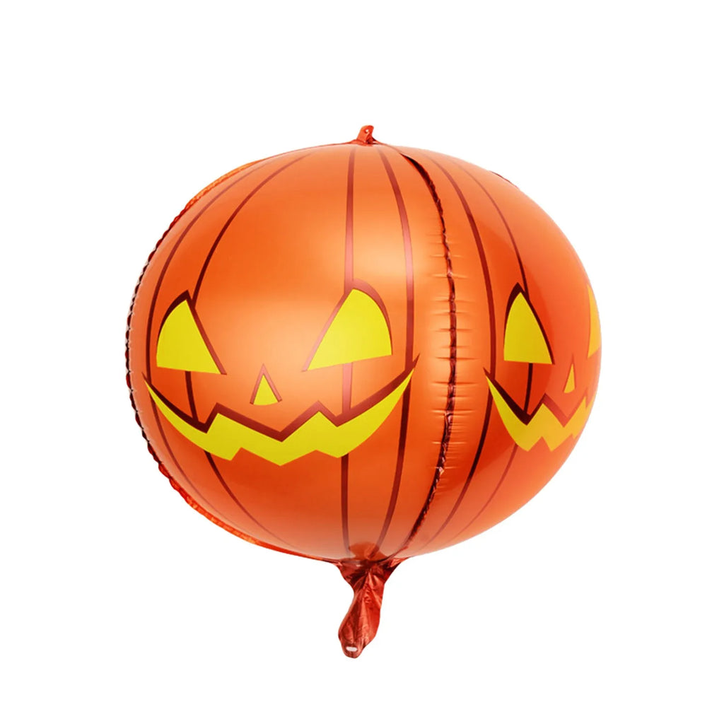 55CM/22Inch Halloween decoration balloon horror 4D inflatable eyeball Halloween theme eyeball party home decoration horror props Oasis Select Orange 22inch