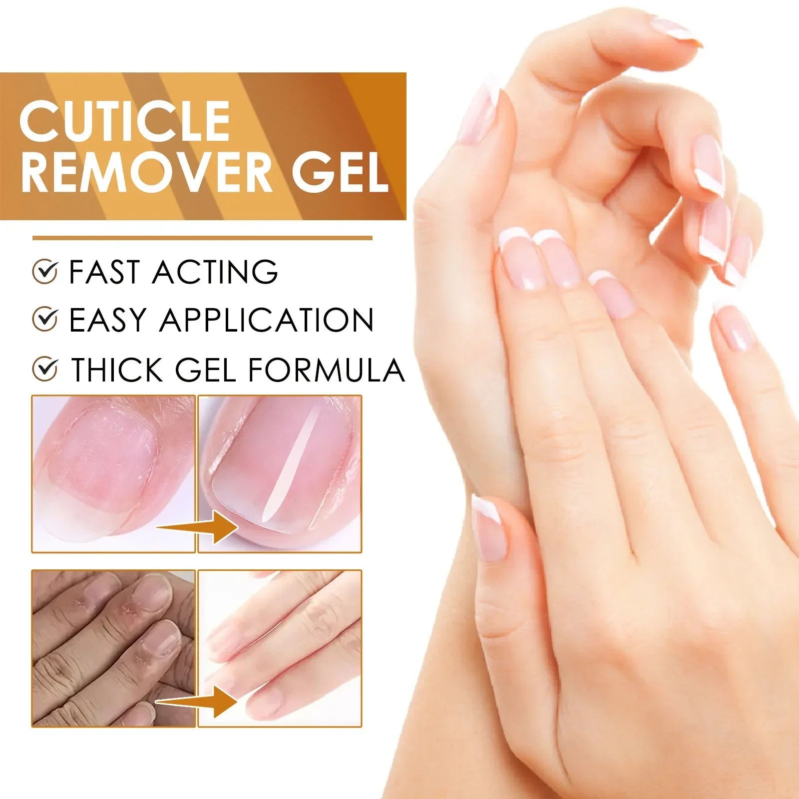 EELHOE Cuticle Removal Gel – Nail Softener & Dead Skin Remover Cuticle Removal Gel Oasis Select