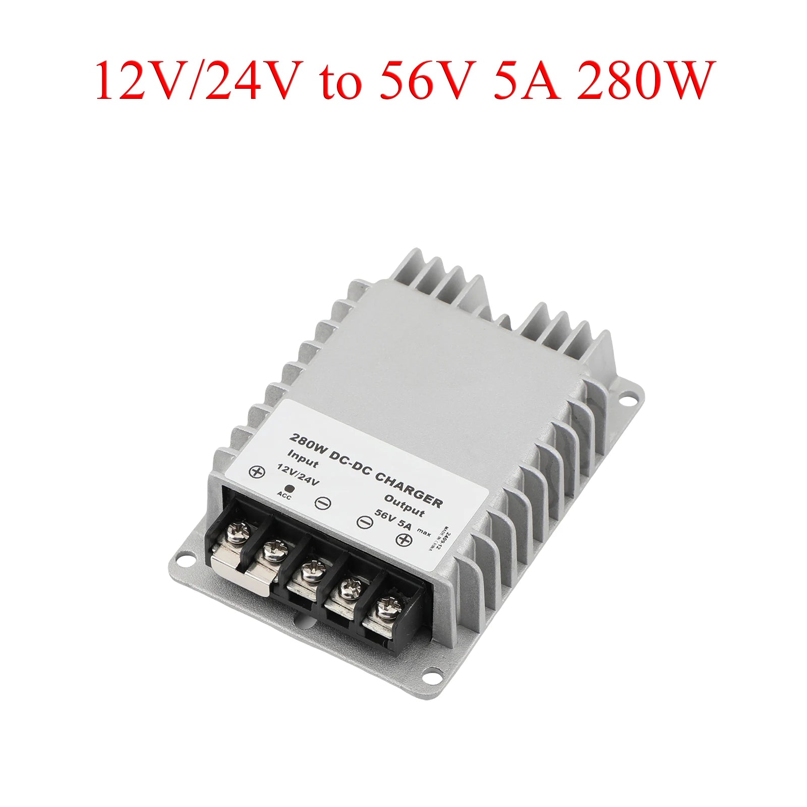 Auto Boost Regulator Step-Up Voltage Power Supply Module For Car Power Converter12V/24V to 56V 3A 5A 168W/280W DC Oasis Select 5A 12V 56V