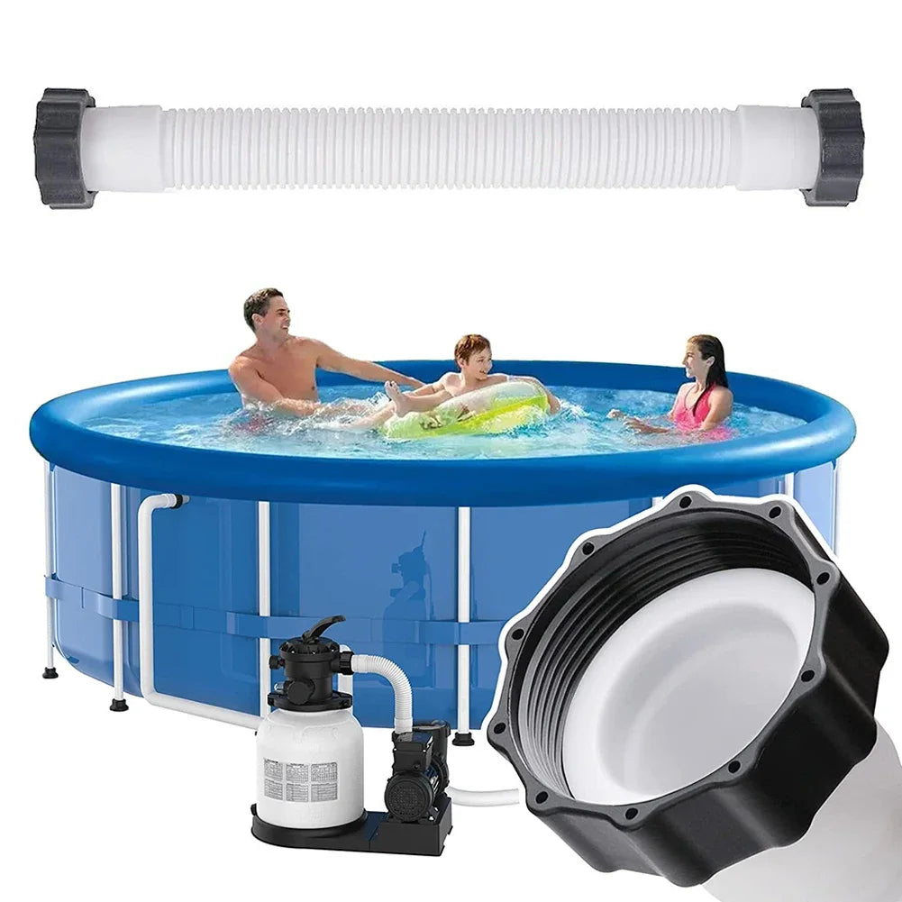 16 Inch Pool Sand Filter Pumps Hose Swimming Pools Pump Adapter 11535 Interconnecting Hose Portable for Intex Pool Accessories Oasis Select