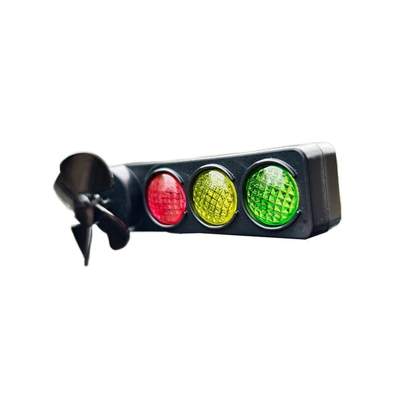 Charming LED Safety Bike Lights Wind-Driven Traffic Light Design Decoration Cool Motorcycle Accessories Gift Oasis Select