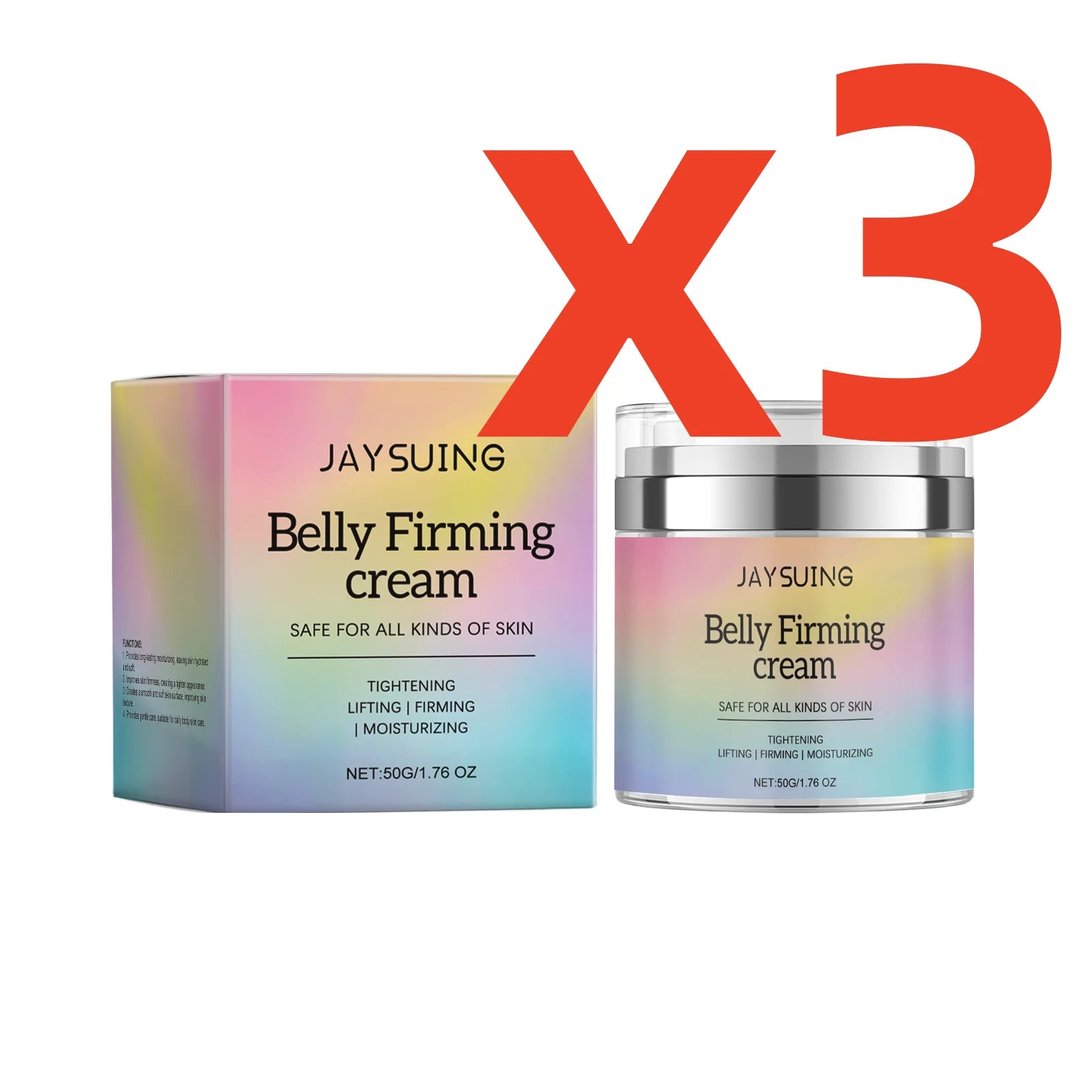 Jaysuing Belly Firming Cream – Tighten, Hydrate & Smooth Body Firming Cream Oasis Select 150g Boxed 50g