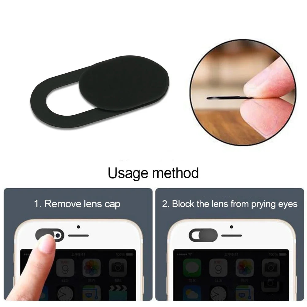 Cute Cartoon Webcam Cover – Ultra-Thin Privacy Slider