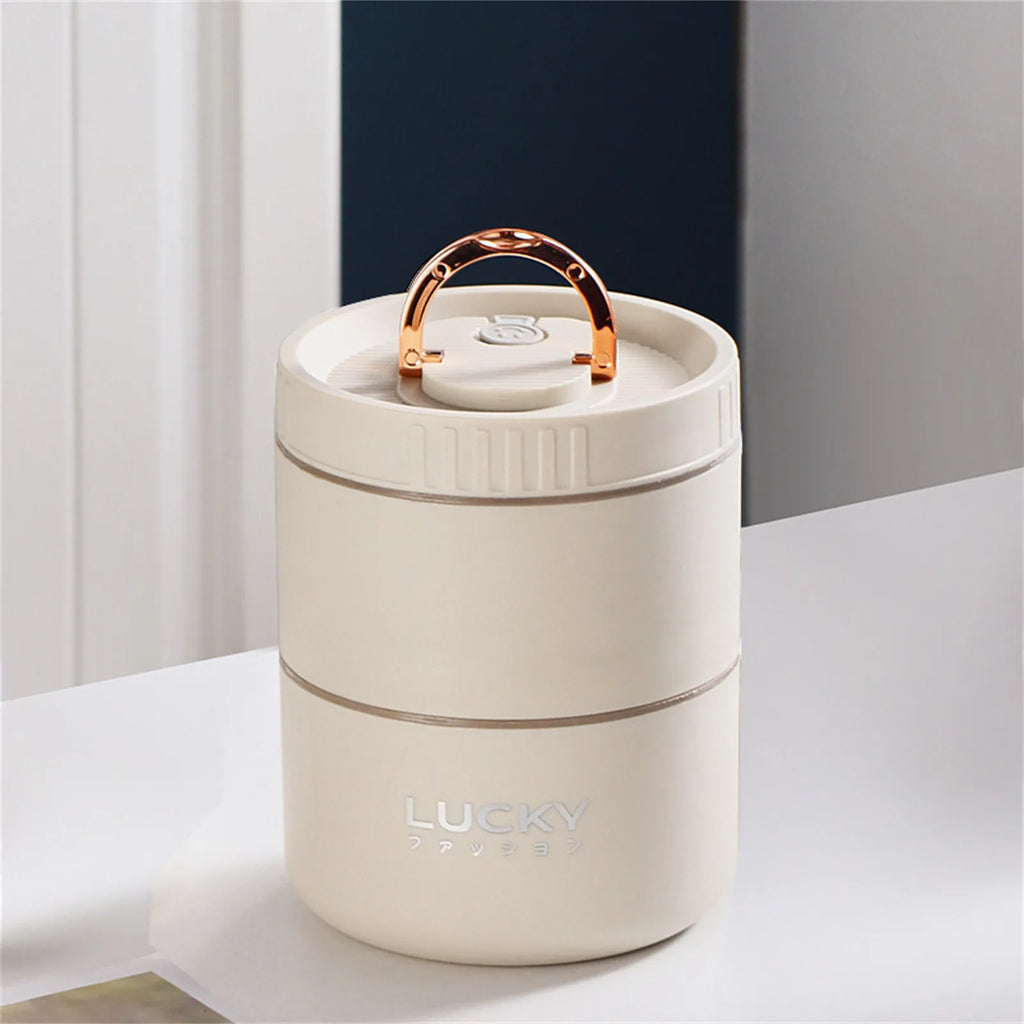 Thermal Lunch Box Bento Box Portable Insulated Lunch Container Stackable Leakproof Stainless Steel Food Container Oasis Select G