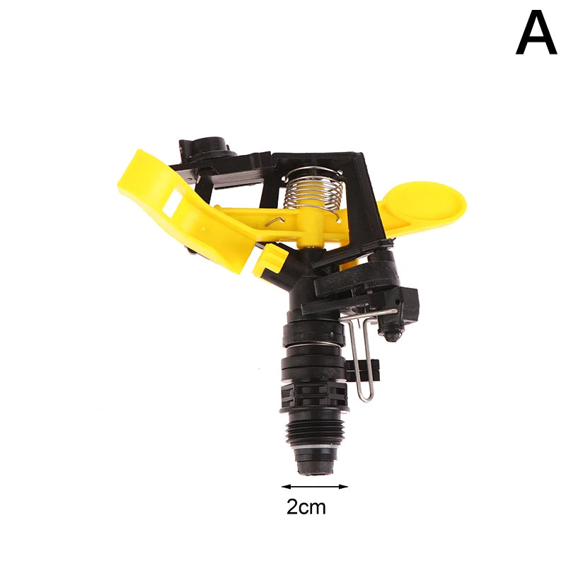 1Piece 1/2" 3/4" Male Thread 360 Degree Rotatable Plastic Sprinklers Rocker Nozzles For Garden Farm Drip Irrigation Sprinklers Oasis Select A