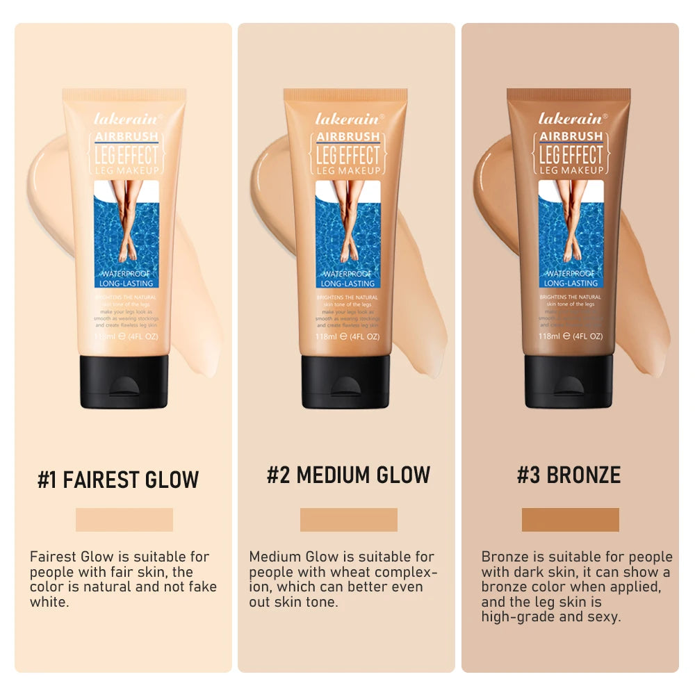 118ml Leg Makeup Waterproof No Transfer Flawless Looking Leg And Body Tattoo Cover Up Makeup Even Skin Tone Body Foundation Oasis Select