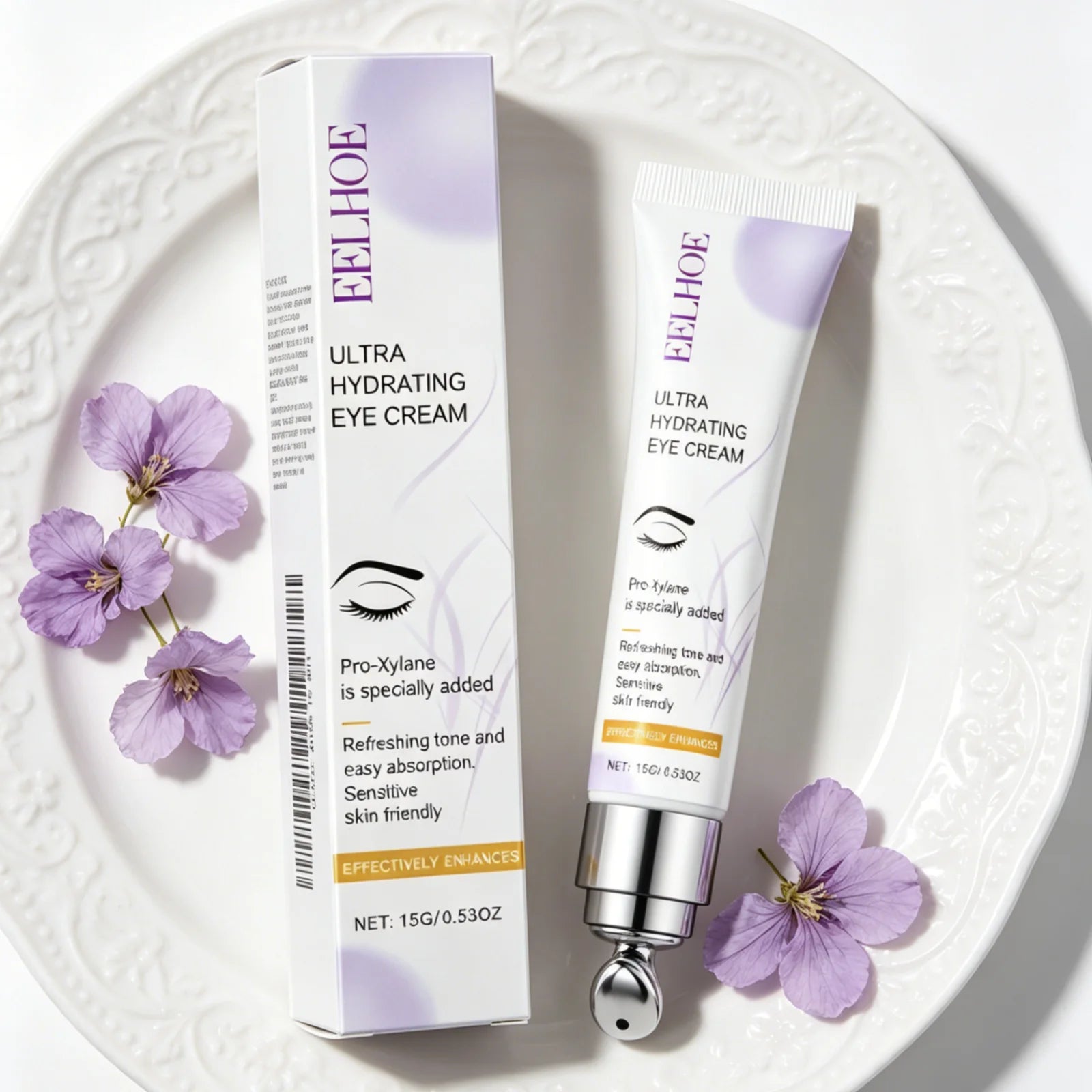 EELHOE Ultra Hydrating Eye Cream Deep Nourishing Reduce Fine Lines Eliminate Puffiness Anti Aging Fast Absorbing Eye Moisturizer Oasis Select
