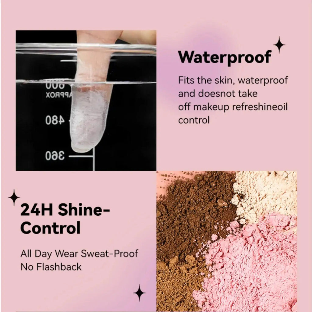 MLSMILE Matte Loose Setting Powder – Oil Control, 4 Shades