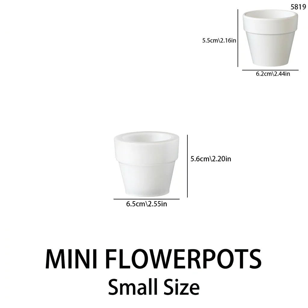 Handmade Plant Container Mold Reusable Wide Top Silicone Mold Diy Cement Plaster Mold Modern Minimalist For Desktop Home Balcony Oasis Select color 1