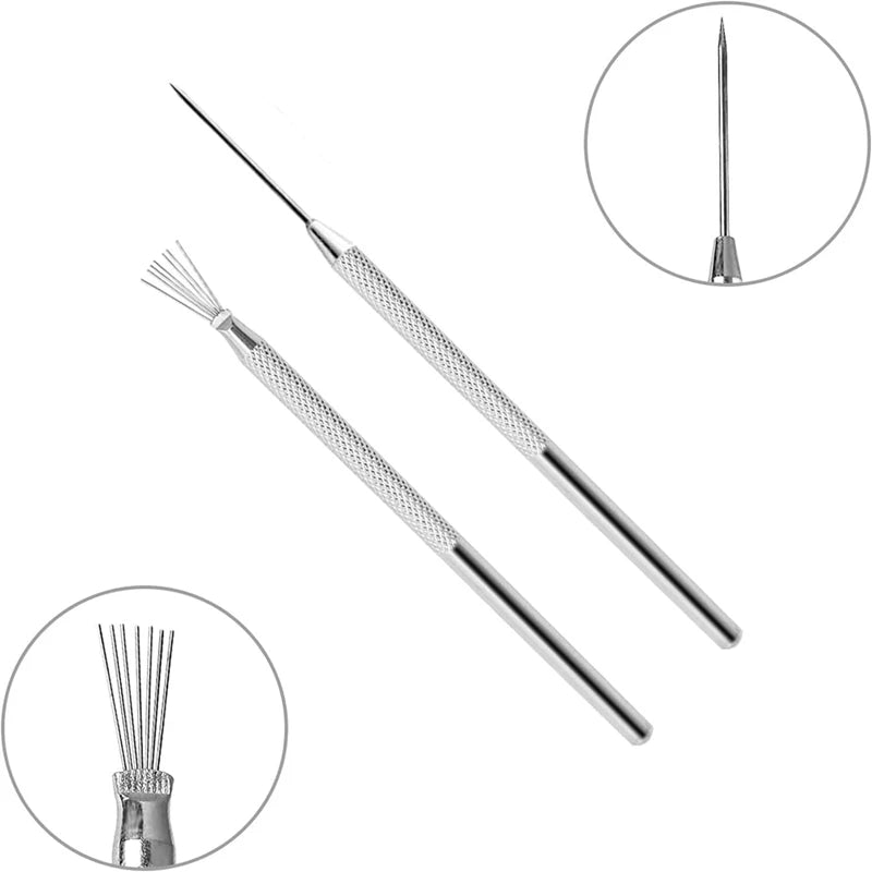 WISH 14Pcs Polymer Clay Tool Kit Clay Rolling Pin With Thickness Rings, Tissue Blades, Slicer Knife, Dotting Tool For Pottery Oasis Select