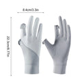 Sun Protection Gloves Fullfinger UV Protection Gloves Driving Gloves Women, Touchscreen UPF Glove Sun Protection Glove for Women Oasis Select Gray