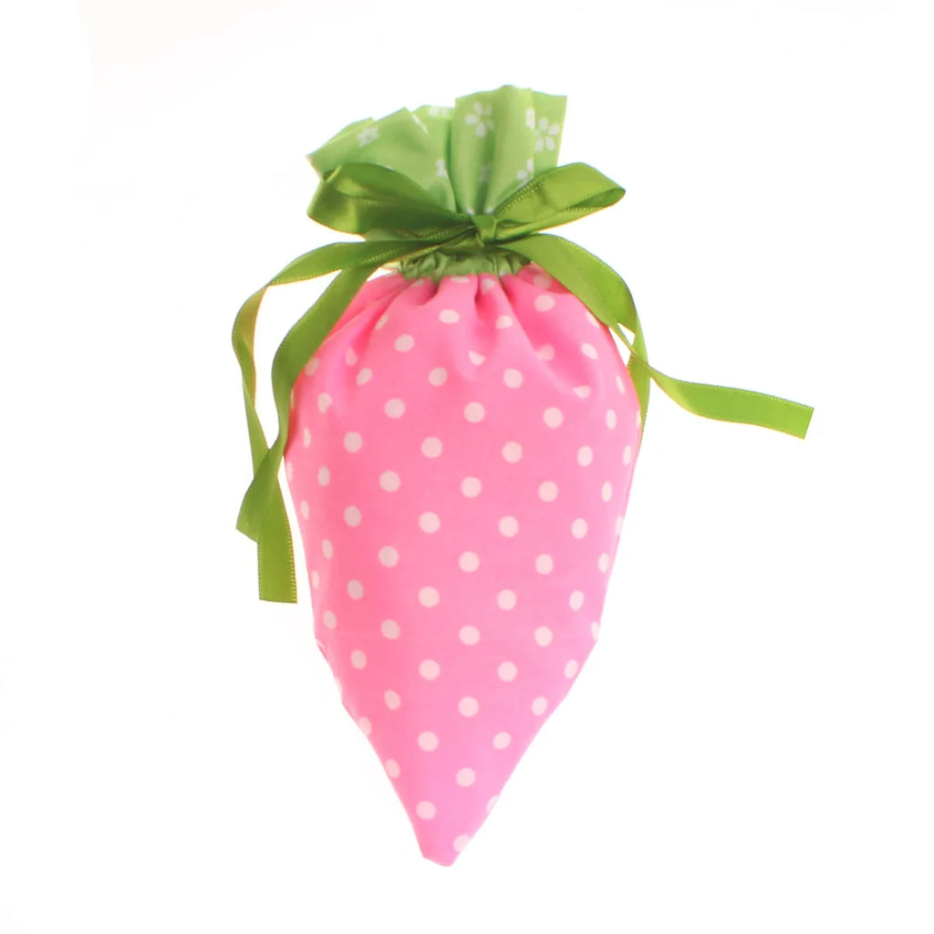 Easter Carrot Drawstring Gift Bag | Cute Velvet Candy Bag