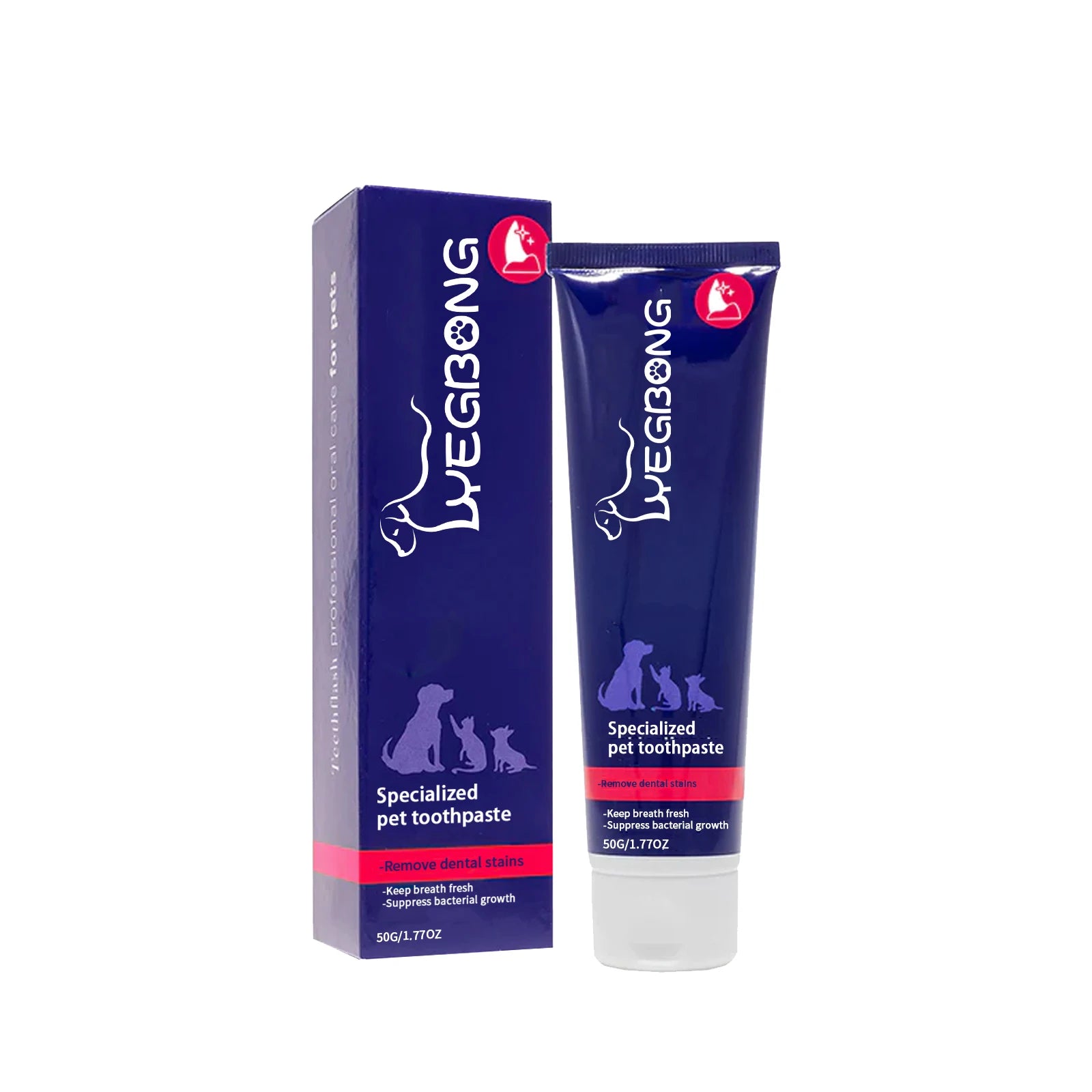 Pet Toothpaste Reduce Tartar Remove Dental Stain Eliminate Bad Breath Deodorant Whitening Dog Cat Teeth Pet Oral Care Toothpaste Oasis Select