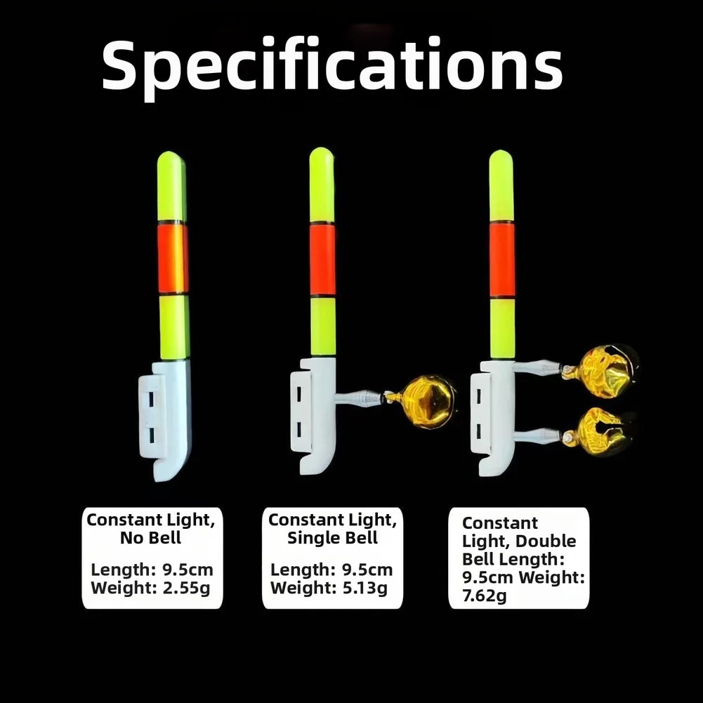 3PCS Electronic Fishing Rod Tip Light LED Night Bite Alarm Waterproof Glow For Carp Fishing Equipment Part Oasis Select