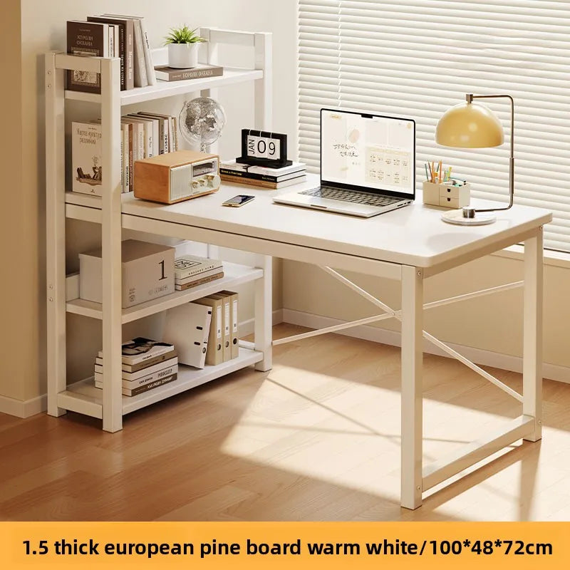Computer desk Desktop e-sports table Rental house table Workbench Simple writing desk Study table Desk Desk Oasis Select 100Cm warm white