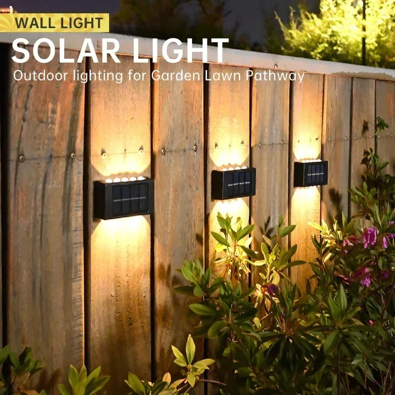 Super Bright COB Solar Wall Lamp Outdoor IP65 Waterproof Solar Powered Light Garden Garage Yard Decoration Outside Sunlights Oasis Select