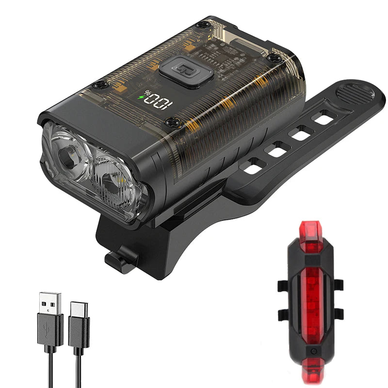 KDULIT 1000LM T6 LED Bike Headlight | USB Rechargeable MTB Light