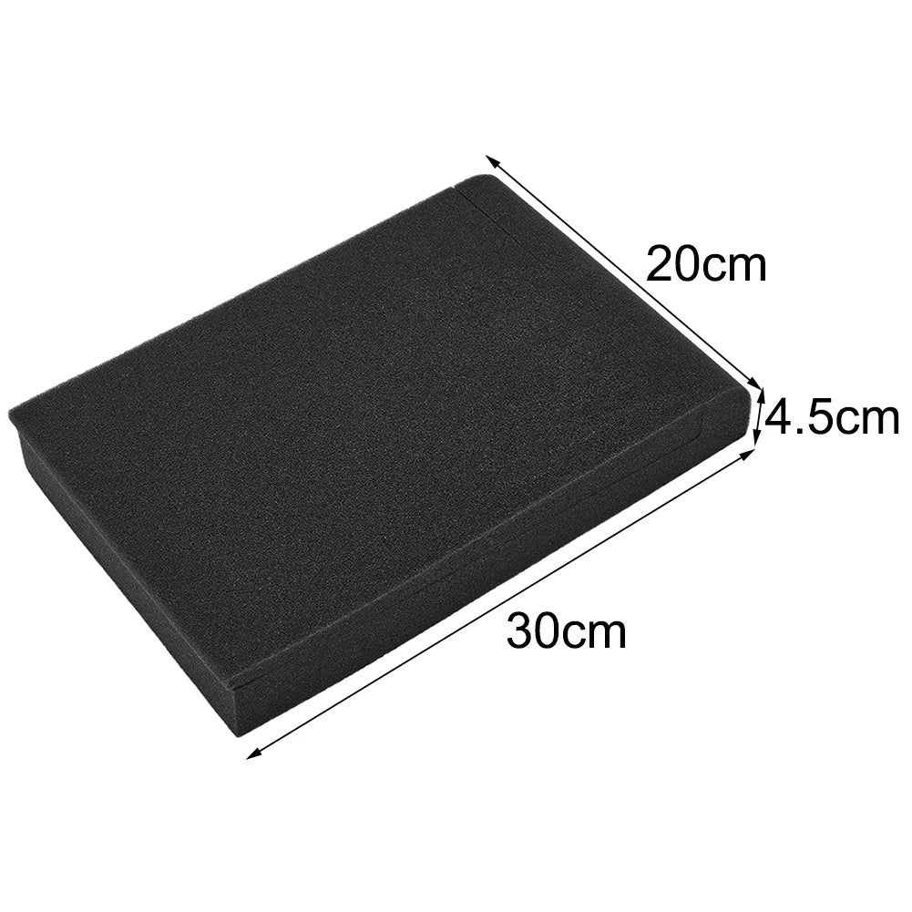 2pcs 30x20x4.5cm Sponge Studio Monitor Speaker Acoustic Isolation Foam Soundproof Isolator Pads High Density Sound Proof Panels Oasis Select