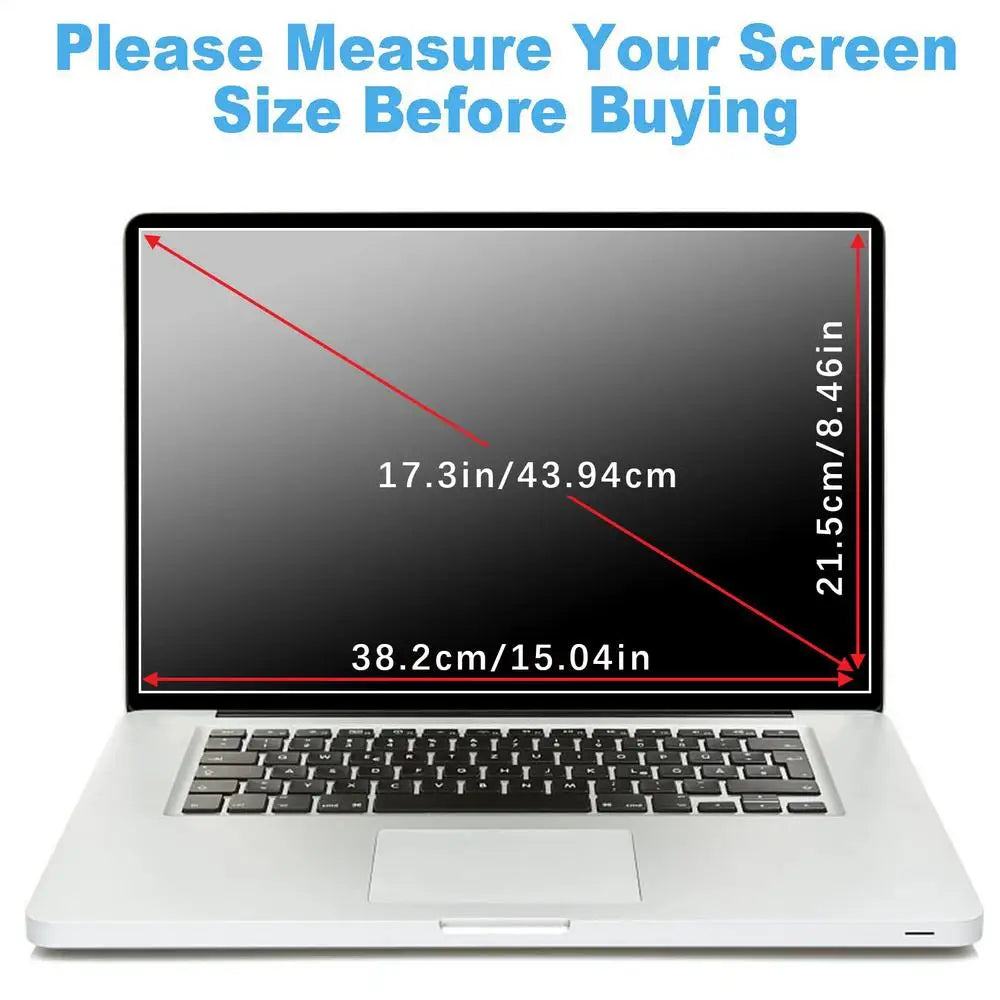 Privacy Screen for Laptop Computer Screen Privacy Shield Removable Anti-Scratch Protector Film for Computer Monitor and Laptop Oasis Select 17.3 in