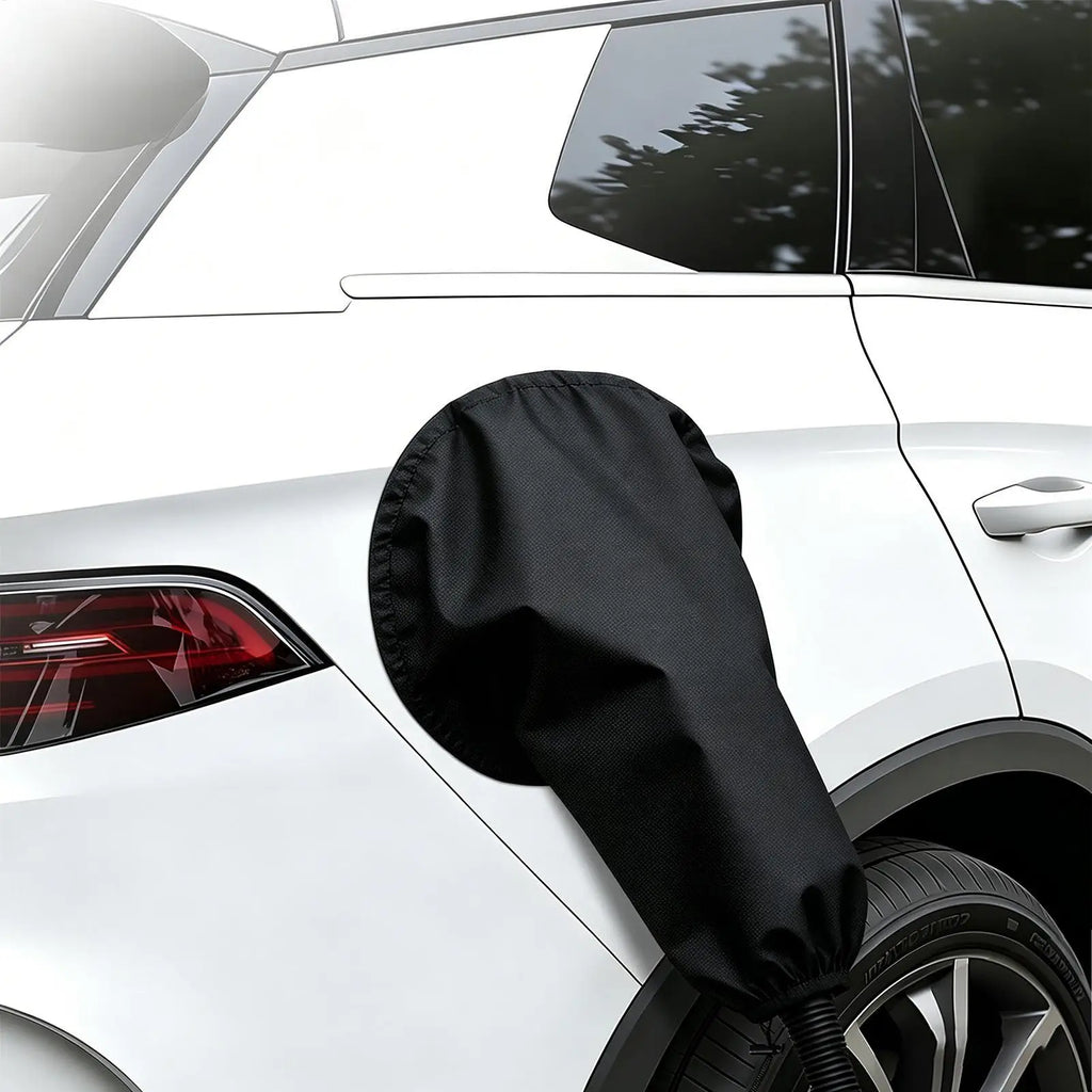 EV Charger Cover Magnetic Waterproof Dustproof PVC Electric Car Charger Plug Protection Cover for Road Trip Outing Traveling Oasis Select