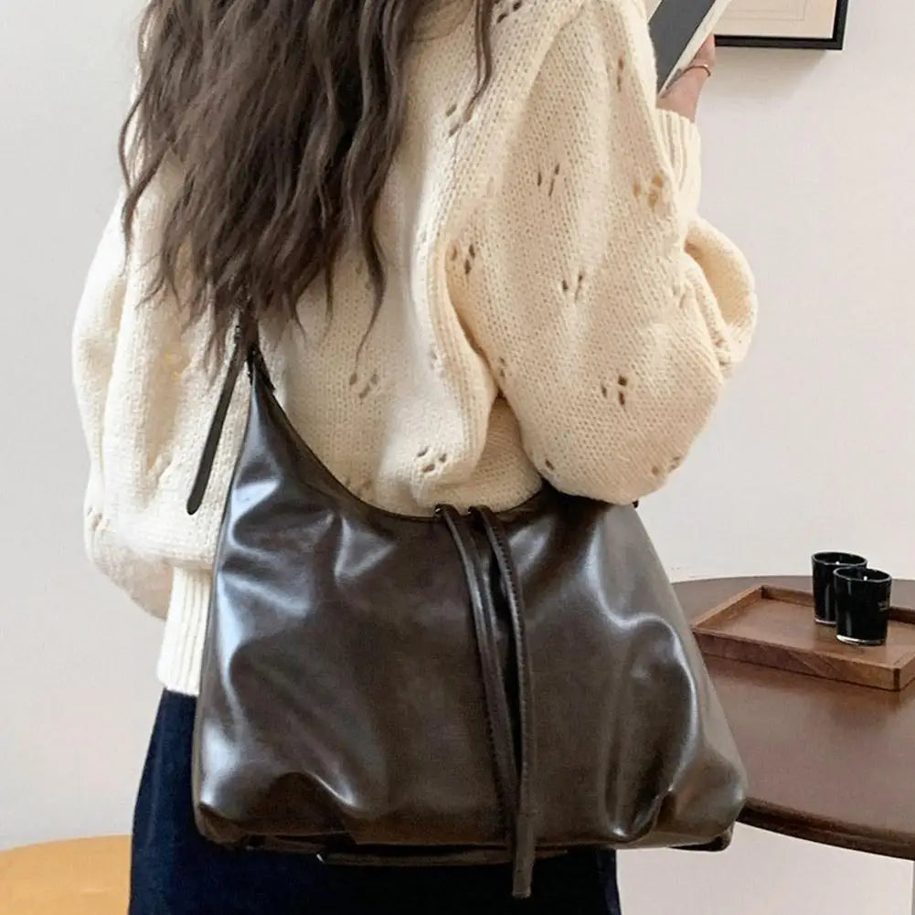 Korean Style Large Tote Bag | Women's Crossbody Shoulder Bag
