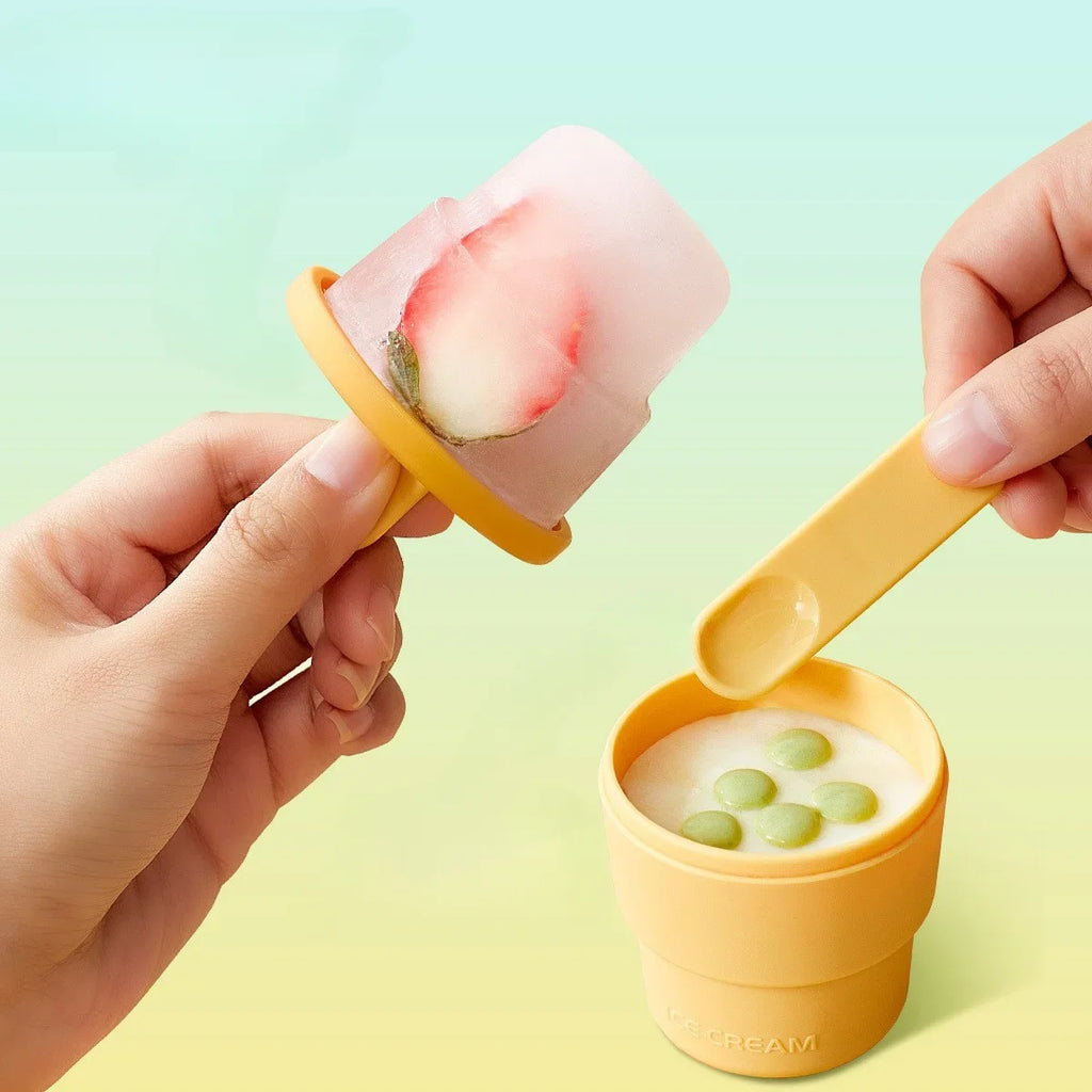Ice Cream Molds For Home Use To Make Popsicles Ice Cream Special Abrasives Food Grade Silicone Cheese Sticks Children's Homemade Oasis Select