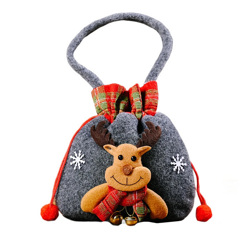 For Christmas Santa Sacks Cloth Present Bags with Strong Handle Cloth Designed for Carrying Holiday Candy and Treats Oasis Select B China Mainland