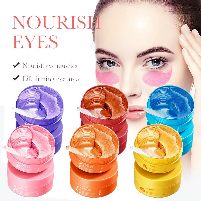 BIOAQUA 80pc Collagen Eye Mask – Dark Circles & Anti-Aging Eye Mask Patches Oasis Select
