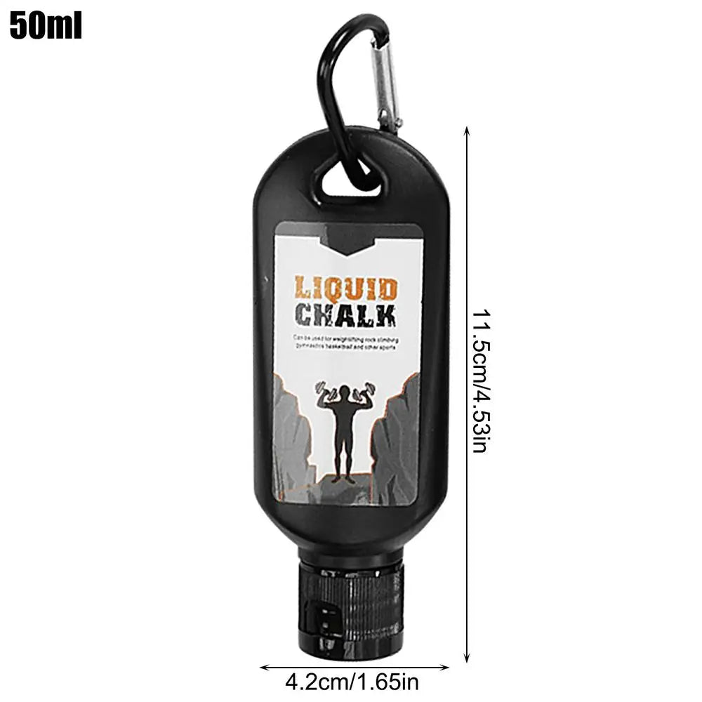 Liquid Chalk Sports Magnesium Powder Grip Anti Slip Grip Lifting Cream For Fitness Weight Lifting Climbing Gym Sports Chalk Oasis Select Black 50ml