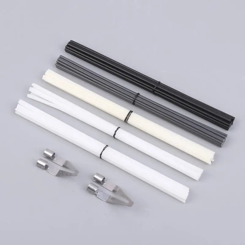 52Pcs Plastic Welding Kit, ABS PP PVC PE Plastic Welding Rods,304 Stainless Steel Welding Repair Mesh,Car Bumper Repair Tool Oasis Select