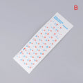 1Pc Ukraine Language Keyboard Sticker Black/Clear Background White Blue Red Black Letters Sticker For Universal PC Laptop Oasis Select B