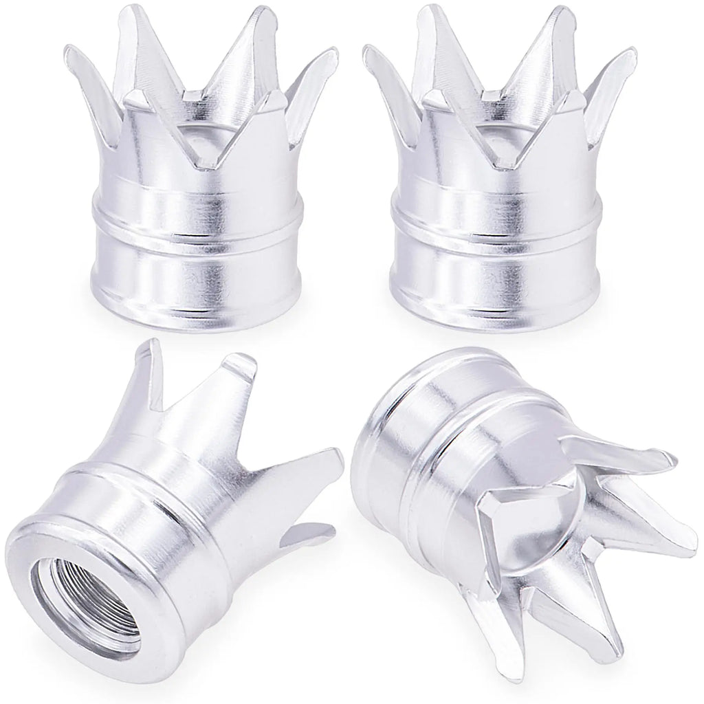 Aluminum alloy crown valve cap universal for all valves American 8v1 thread Oasis Select 4pcs 6
