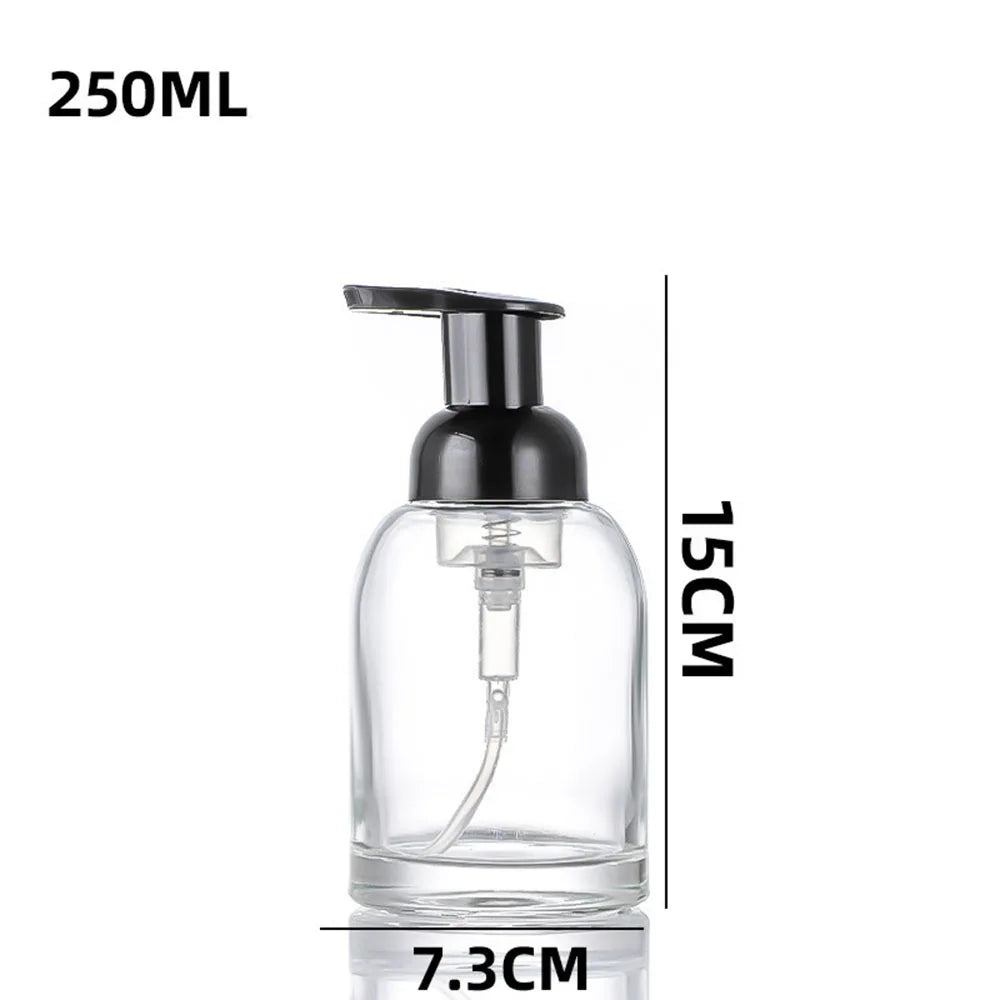 Glass Foam Pump Bottle 250ml & 375ml | Refillable Dispenser