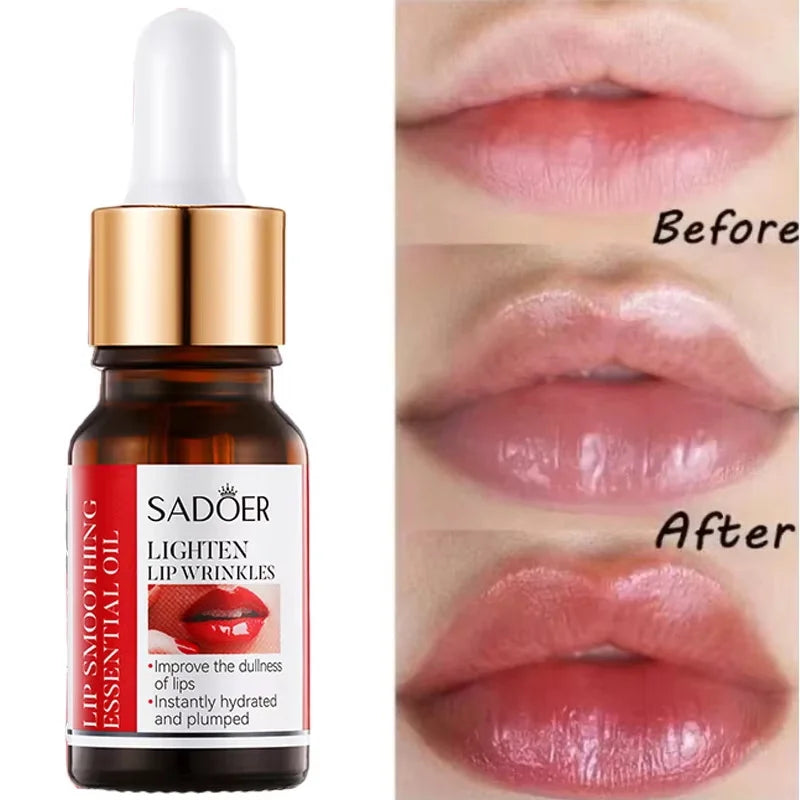 SADOER Lip Plumping Serum Oil – Hyaluronic Acid Moisturizer Lip Plumping Serum Oasis Select