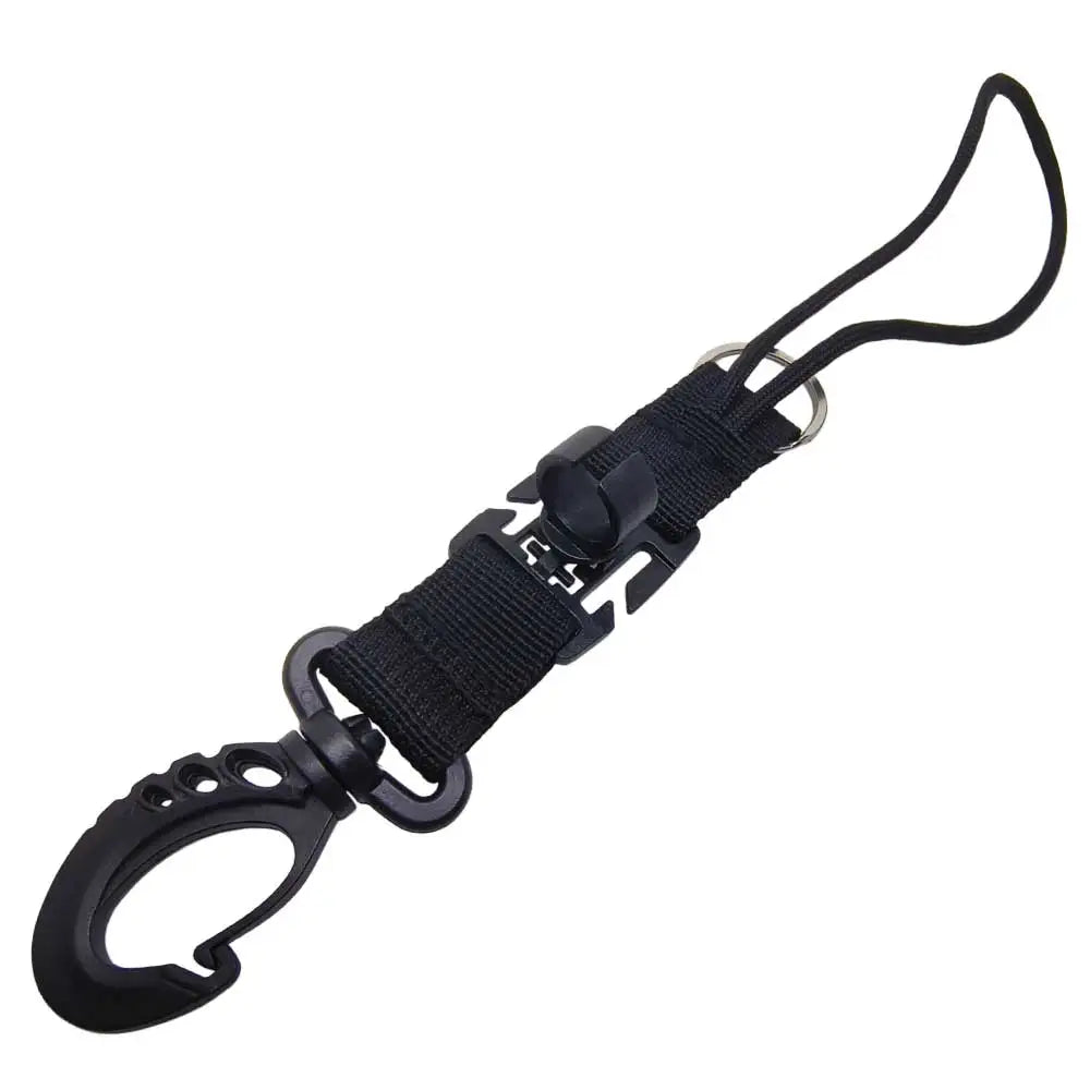 Diving Safety Connection Loop with Diving HP/LP Hose Clamp for Underwater Snorkel Scuba Gear Oasis Select