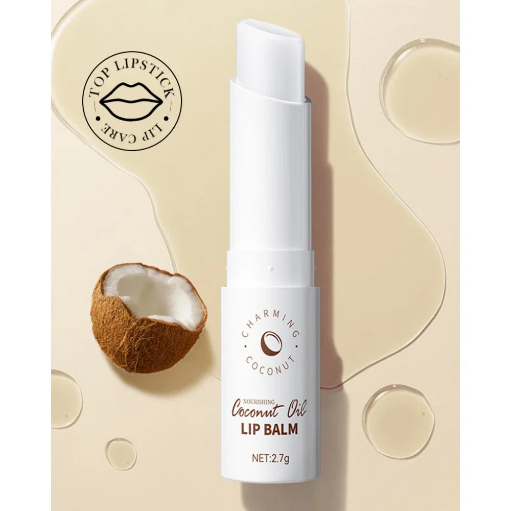 Coconut Lip Balm Lasting Nourishment and Moisture for Men and Women Daily Care Lip Balm Oasis Select