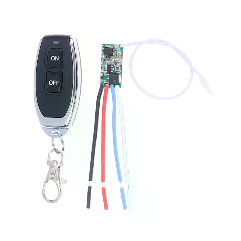 433mhz DC 3.6V 5V 9V 12V 24V 1CH Mini Relay Wireless RF Remote Control Switch LED Lamp Controller Micro Receiver Transmitter DIY Oasis Select