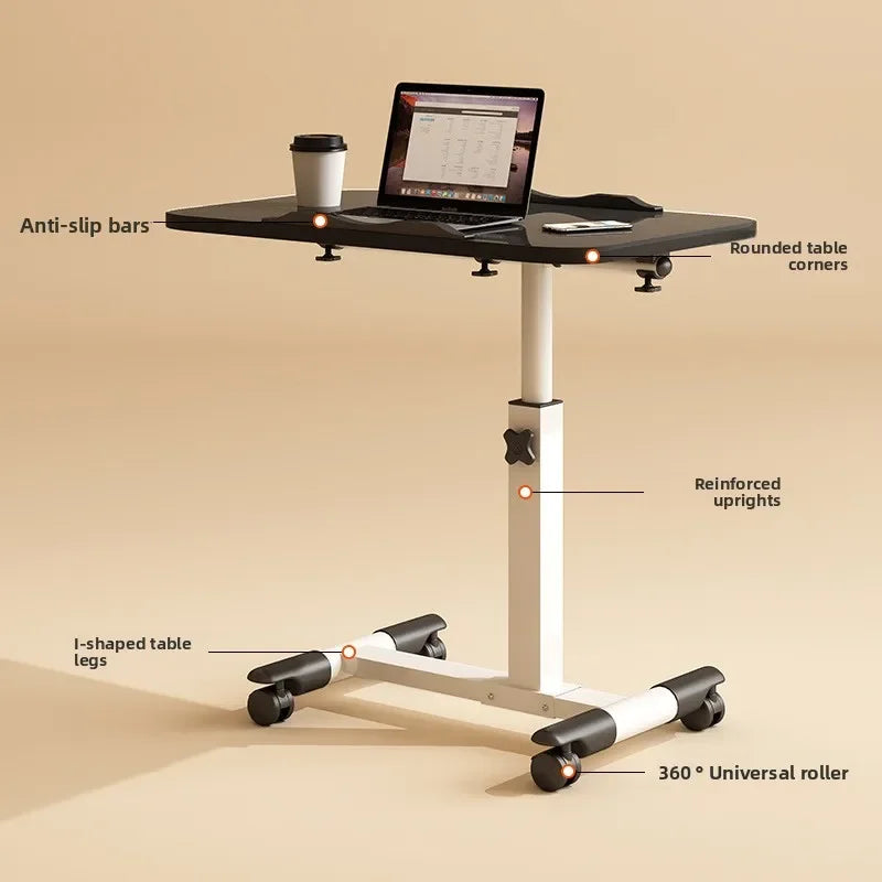 Multi-functional Household Goods Bed Desk Bedroom Mobile Table Foldable Rotating Lifting Bedside Table Oasis Select